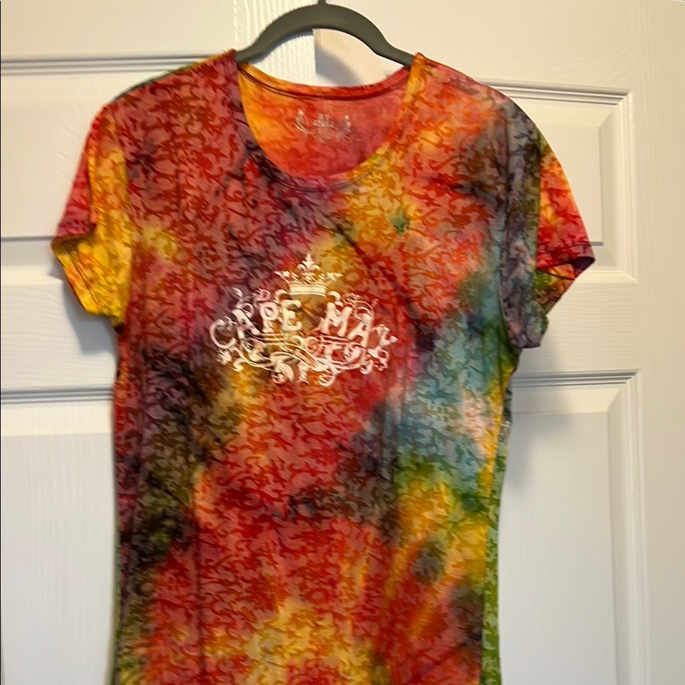 Multicolor Tie-Dye Women's Top